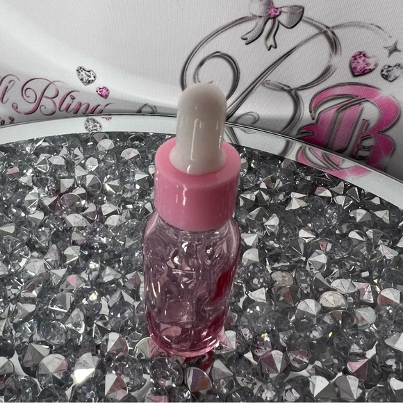 20ml pink dropper glass bottle travel skincare hair care storage makeup liquid - Picture 4 of 9